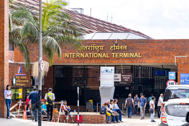 Tribhuvan International Airport terminal Kathmandu Nepal