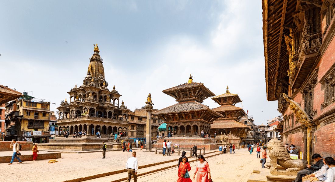 Patan Durbar Square, home to some of the best Newari food in the Kathmandu Valley